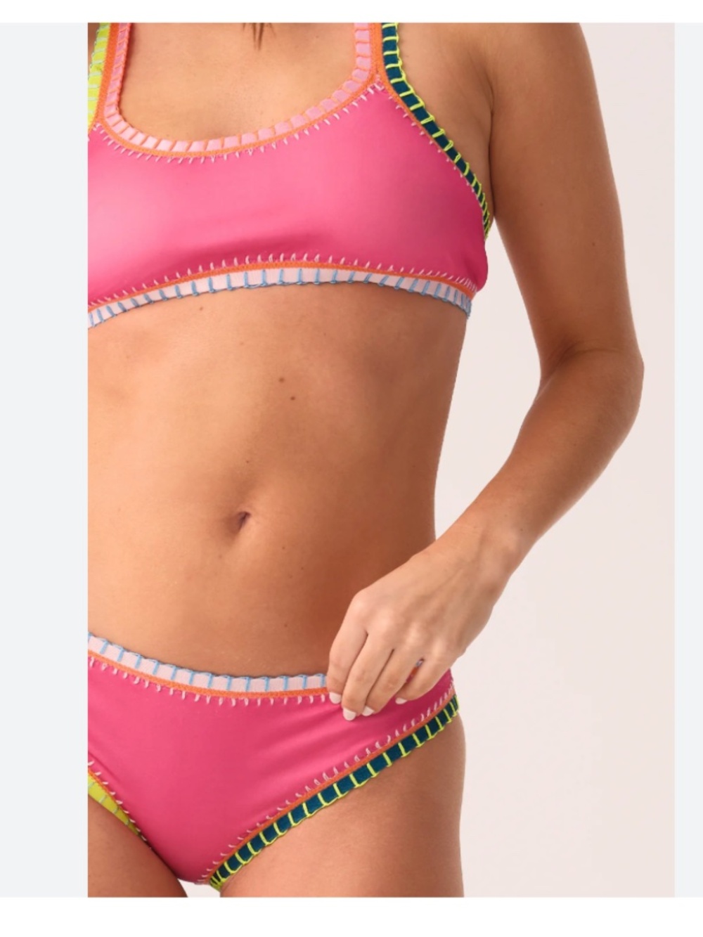 PQ swim Platinum Swimwear girls sz 10 bikini FLAW